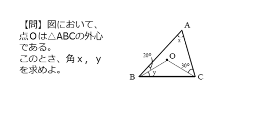 外心を扱った問題