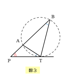 方べきの定理の逆の図2