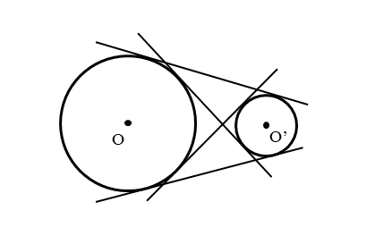 2円の位置関係を扱った問題問2の図
