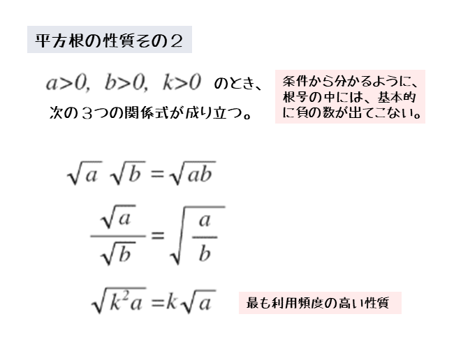 平方根の性質その２